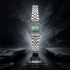 ساعت مچی زنانه کاسیو Casio دیجیتالی صفحه سبز (e) کد XRN-14448