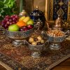 ست پذیرایی کروم گلدار مینیمال (NF)