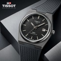 ساعت کلاسیک مردانه رنگ مشکی مدل تیسوت Tissot PRX مشکی کد XRN-7824