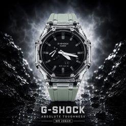 ساعت casio جی شاک مردانه سبز صفحه مشکی (e) کد WF-007783