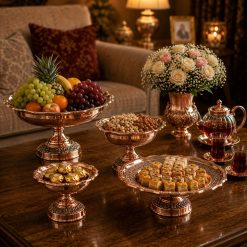 سرویس پذیرایی مسی طرح نازگل مدل رز زنجان (NF)