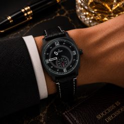 ساعت مردانه COVENT کاونت بند طرح چرمی رنگ مشکی (zz) کد W1327