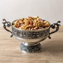 Alternative view of ظرف پذیرایی آجیل خوری کروم گلدار مینیمال (NF)