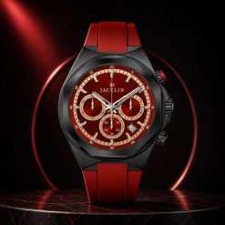 ساعت اسپرت مردانه جاکلین کرنوگراف قرمز مدل JN-1399527M کد 0023A-7361