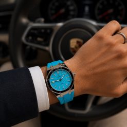 ساعت مردانه کاونت بند سیلیکونی رابر نقرهای-آبی روشن (zz) کد W1267