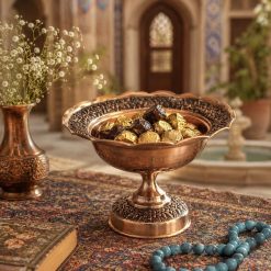 شکلات خوری مسی طرح نازگل (NF)