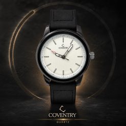Alternative view of ساعت مردانه کاونت مشکی صفحه سفید بند طرح چرمی (zz) کد W1306