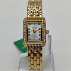 ساعت فلزی زنانه مدل کاونت طلایی صفحه نقرهای (zz) کد 4758XL-QM (x) - تصویر 7