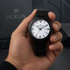 Alternative view of ساعت مردانه کلاسیک jacklin مشکی سفید JN-1399530M کد WF-007343