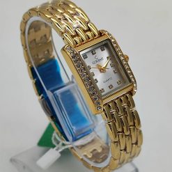ساعت فلزی زنانه مدل کاونت طلایی صفحه نقرهای (zz) کد 4758XL-QM (x) - تصویر 5