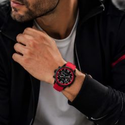ساعت اسپرت مردانه دو زمانه جاکلین JN-1399520M قرمز کد WF-007551 (x)