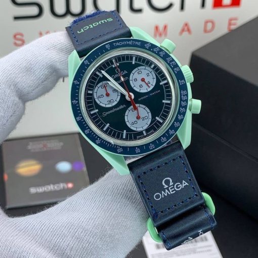 ساعت مردانه Omega Swatch سورمهای کد GPZ-7877 (x) - تصویر 4