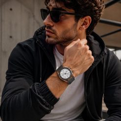ساعت اسپرت مردانه کورنوگراف jacklin رنگ طوسی رزگلد JN-1399528M کد WF-007321 (x)