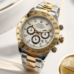 Alternative view of ساعت رولکس Rolex مردانه سیلورطلایی-سفید طرح دیتونا (e) کد 7789SX-L
