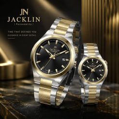 ساعت ست زنانه و مردانه جاکلین JN-1399545 Karin سیلورطلایی- مشکی کد W1512
