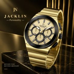 ساعت مچی مردانه جاکلین رنگ طلایی JN-1399541M Brayan طلایی کد W1507