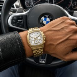 ساعت مچی مردانه جاکلین رنگ طلایی JN-1399542M Falco کد W1508