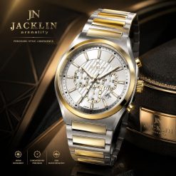 ساعت مچی مردانه جاکلین رنگ سیلور-طلایی JN-1399543M Stany کد W1509