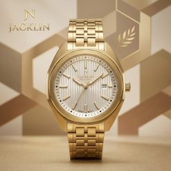 ساعت مچی مردانه جاکلین JN-1399548M Elvin طلایی کد W1536