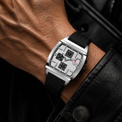ساعت مچی مردانه کورنوگراف جاکلین JN-1399529M مشکی-نقرهای کد W1461 (x)