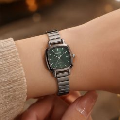 ساعت زنانه نایدو مربع صفحه سبز کد W287