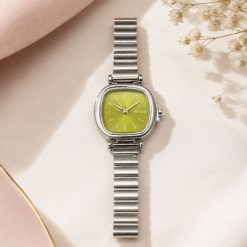 ساعت فلزی زنانه بند باز نایدو رنگ سبز (zz) کد 7233XL-QM (x)