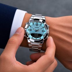 Alternative view of ساعت مچی مردانه Casio | کاسیو مدل دو زمانه آبی روشن (zz) CR-D4699