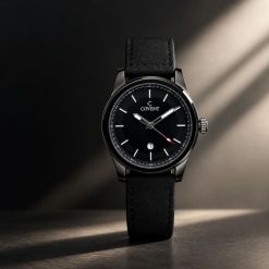 ساعت مچی مردانه تمام مشکی مدل کاونت با بند طرح چرمی (zz) کد XRN-4752 - تصویر 5