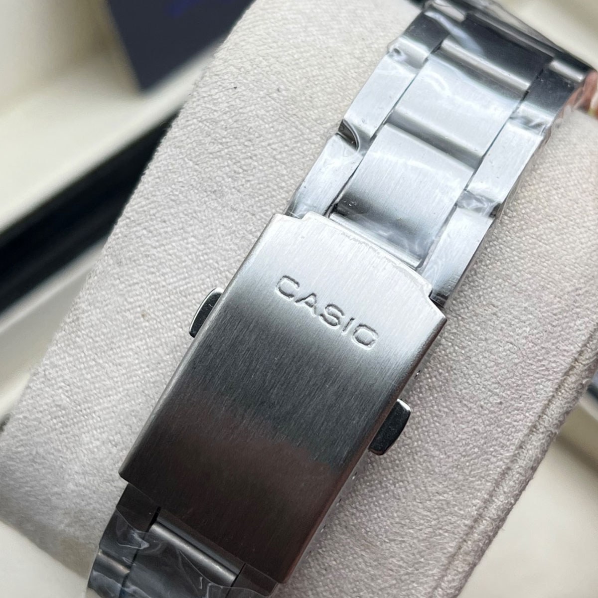 ساعت مردانه کاسیو دو زمانه صفحه آبی استیل (zz) کد 4702SX-L - تصویر 7