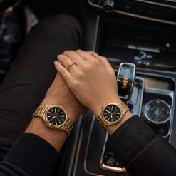 ساعت ست زنانه و مردانه جاکلین JN-1399565 Wilmer طلایی-مشکی کد W1580