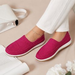 گیوه زنانه دست دوز سرخابی زیره آلن (R) کد G137