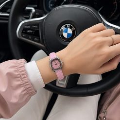 Alternative view of ساعت مچی زنانه اسپرت بند سیلیکونی صورتی مدل کاونت (zz) کد GPZ-4797