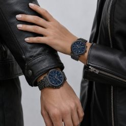 ساعت ست زنانه و مردانه جاکلین JN-1399566 Giovani مشکی-سورمهای کد W1576