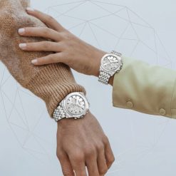ساعت ست زنانه و مردانه جاکلین JN-1399567 Alba سیلور کد W1589