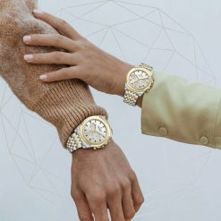 ساعت ست زنانه و مردانه جاکلین JN-1399567 Alba سیلور-طلایی کد W1585