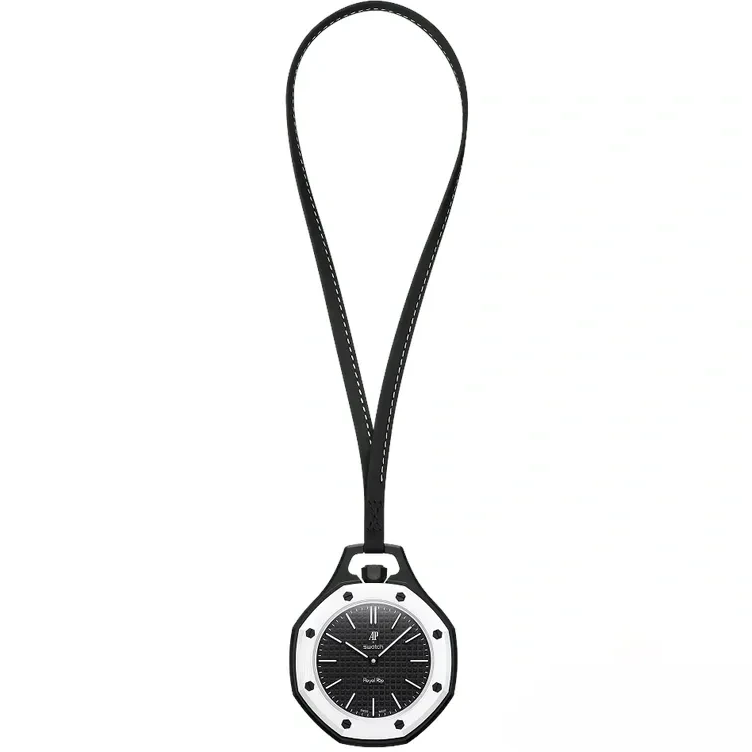 ساعت مردانه سواچ و AP مدل رویال پاپ مشکی سفید (ZZ) کد WF-004861 - تصویر 3