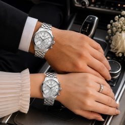 ساعت ست زنانه و مردانه فلزی جاکلین JN-1399564 Patria سیلور کد W1559