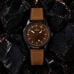 ساعت مچی اسپرت مردانه قهوهای مدل کاونت Covent بند طرح چرمی (zz) کد WF-004751