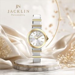 Alternative view of ساعت مچی زنانه جاکلین JN-1399552L Eleno نقره‌ای-طلایی کد W1548