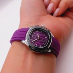 ساعت زنانه اسپرت کاونت COVENT بند سیلیکونی PU بنفش (zz) کد W1262 - تصویر 9