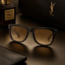 Alternative view of عینک دودی مردانه/ زنانه Rayban رنگ قهوه ای کد XRN-5135