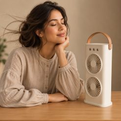 فن خنک کننده شارژی کد 7399XL-QM (p)