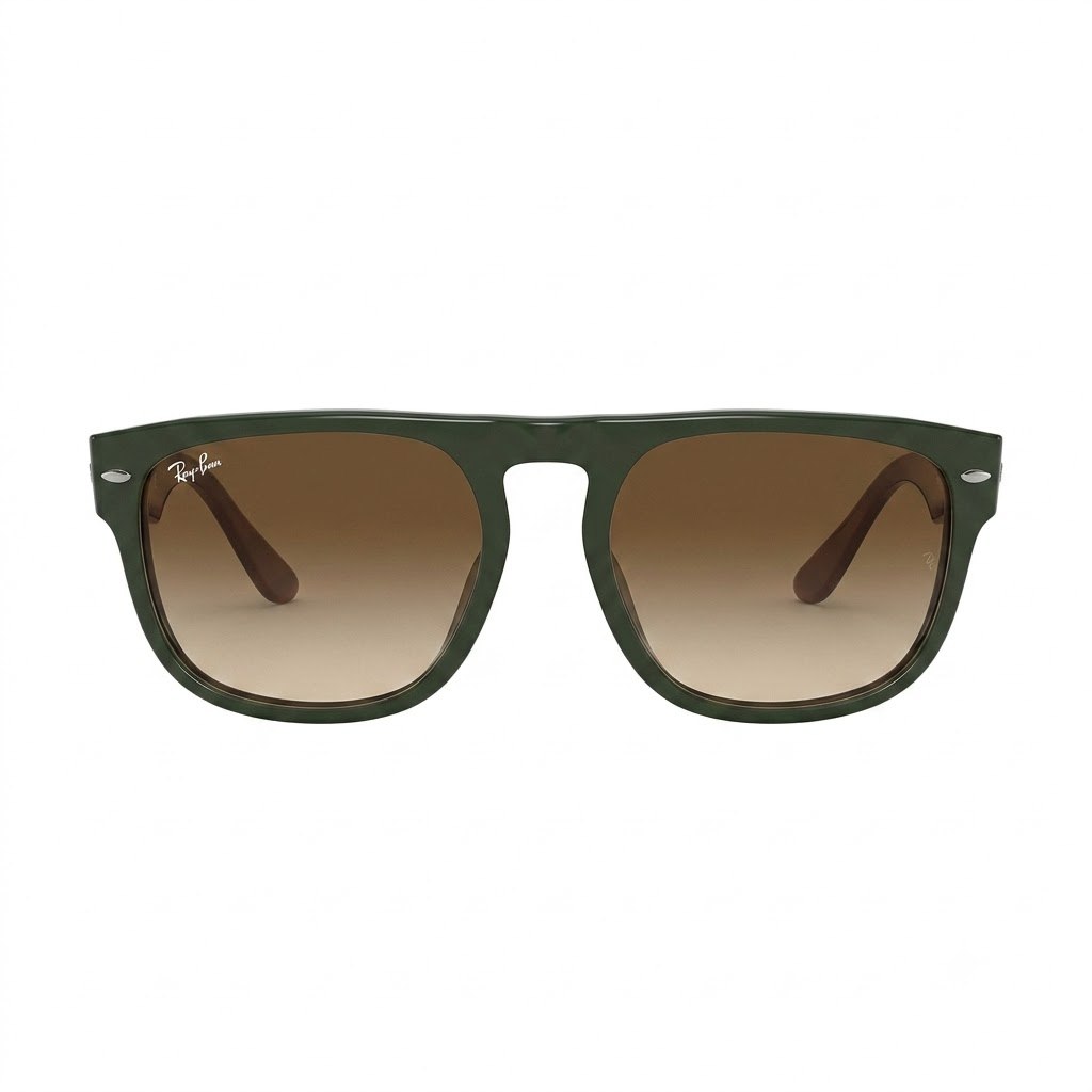 عینک آفتابی مردانه Rayban رنگ زرشکی سبز کد GL030 - تصویر 4