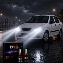 هدلایت MZM مدل D70 با پایه H1 مناسب نور بالا تیبا 1 کد HL026
