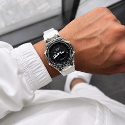 ساعت اسپرت مردانه جی شاک پمپی سفید_مشکی کد WF-008167