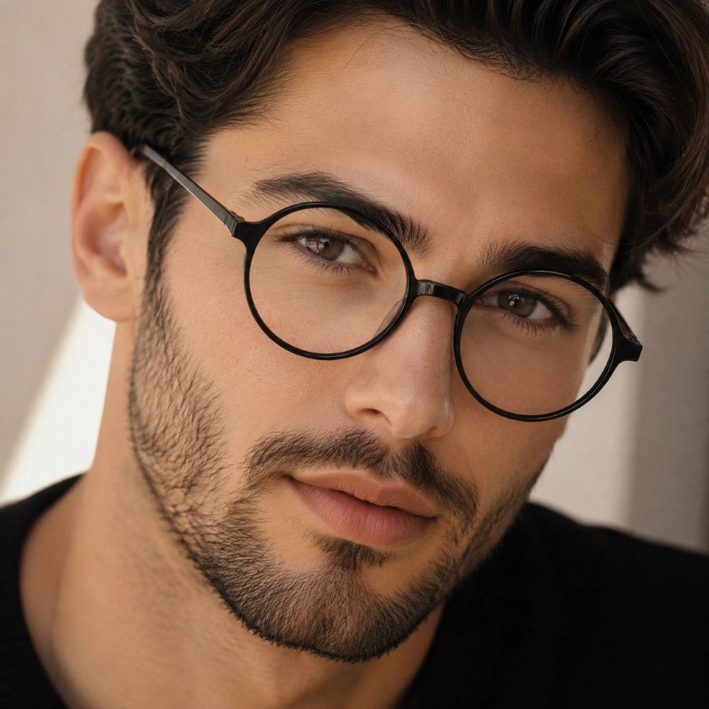 عینک طبی مردانه George Smith رنگ مشکی کد GL094