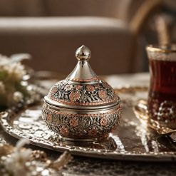 Alternative view of قندان مسی الماس تراش مدل آریا (NF)