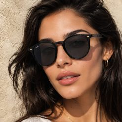 عینک آفتابی زنانه Rayban رنگ مشکی مات کد GL010