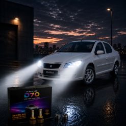 هدلایت MZM مدل D70 با پایه H1 مناسب نور بالا رانا کد HL025