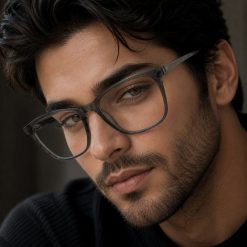 عینک طبی مردانه Rayban رنگ خاکستری کد GL106